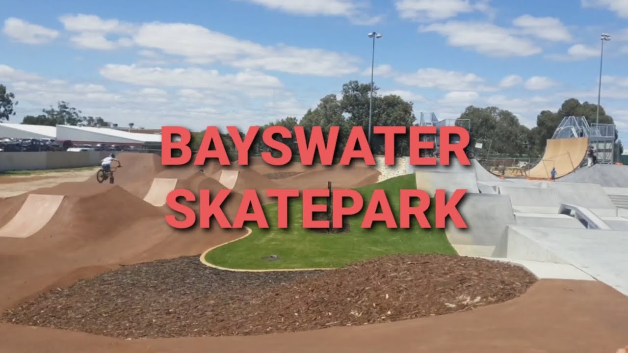 Bayswater Skatepark, our first visit to check out the new jumps