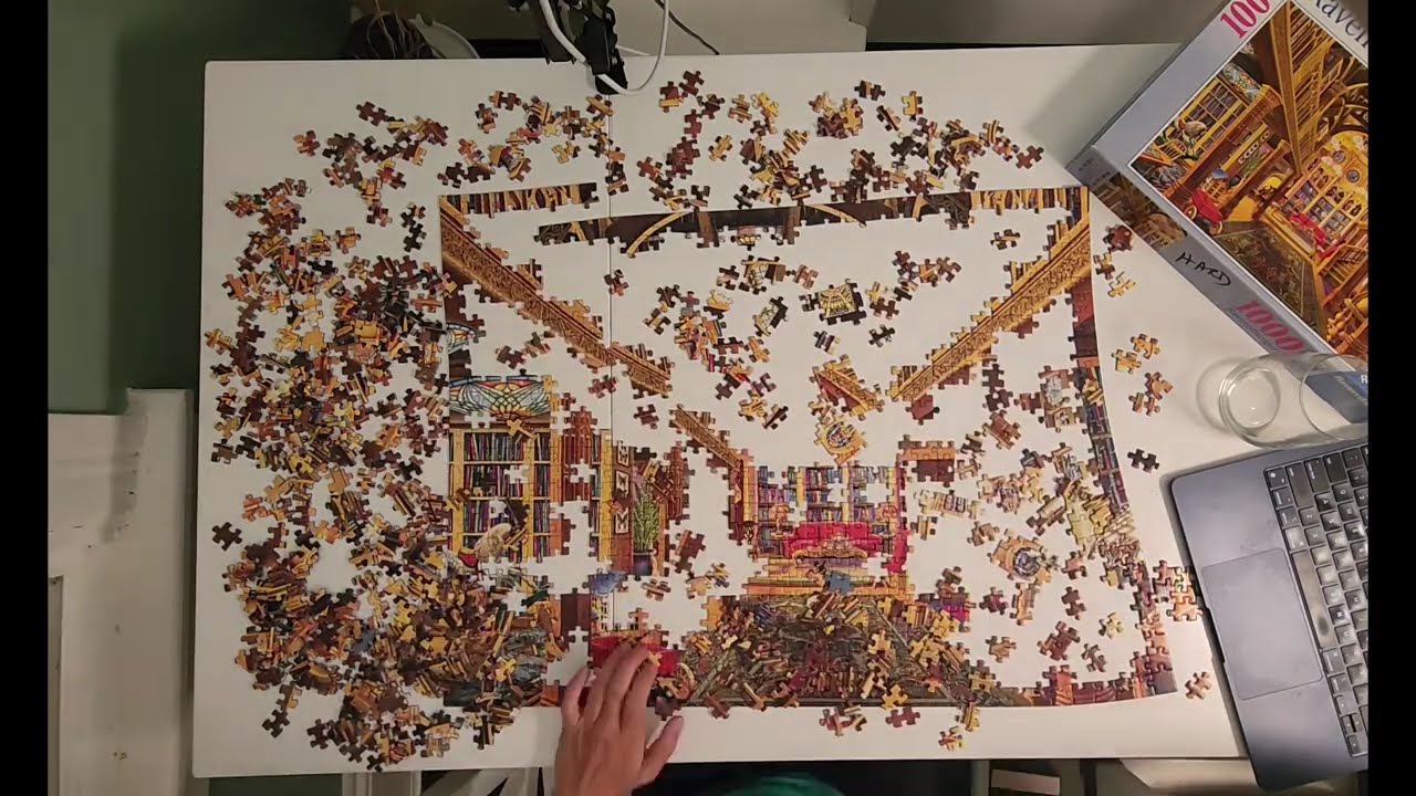 Ravensburger - World of Words jigsaw puzzle time lapse