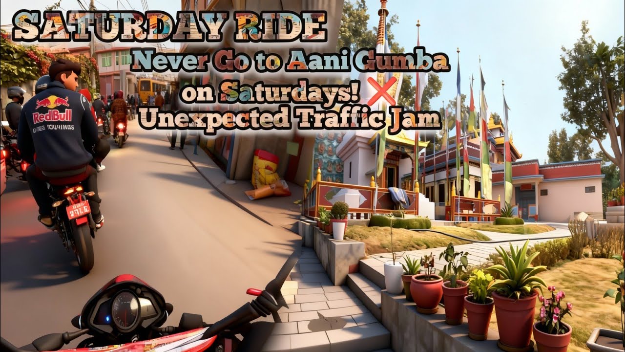 Never Go to Aani Gumba on Saturdays! ❌ Unexpected Traffic Jam #trafficjam #aanigumba #pawankc #vlog