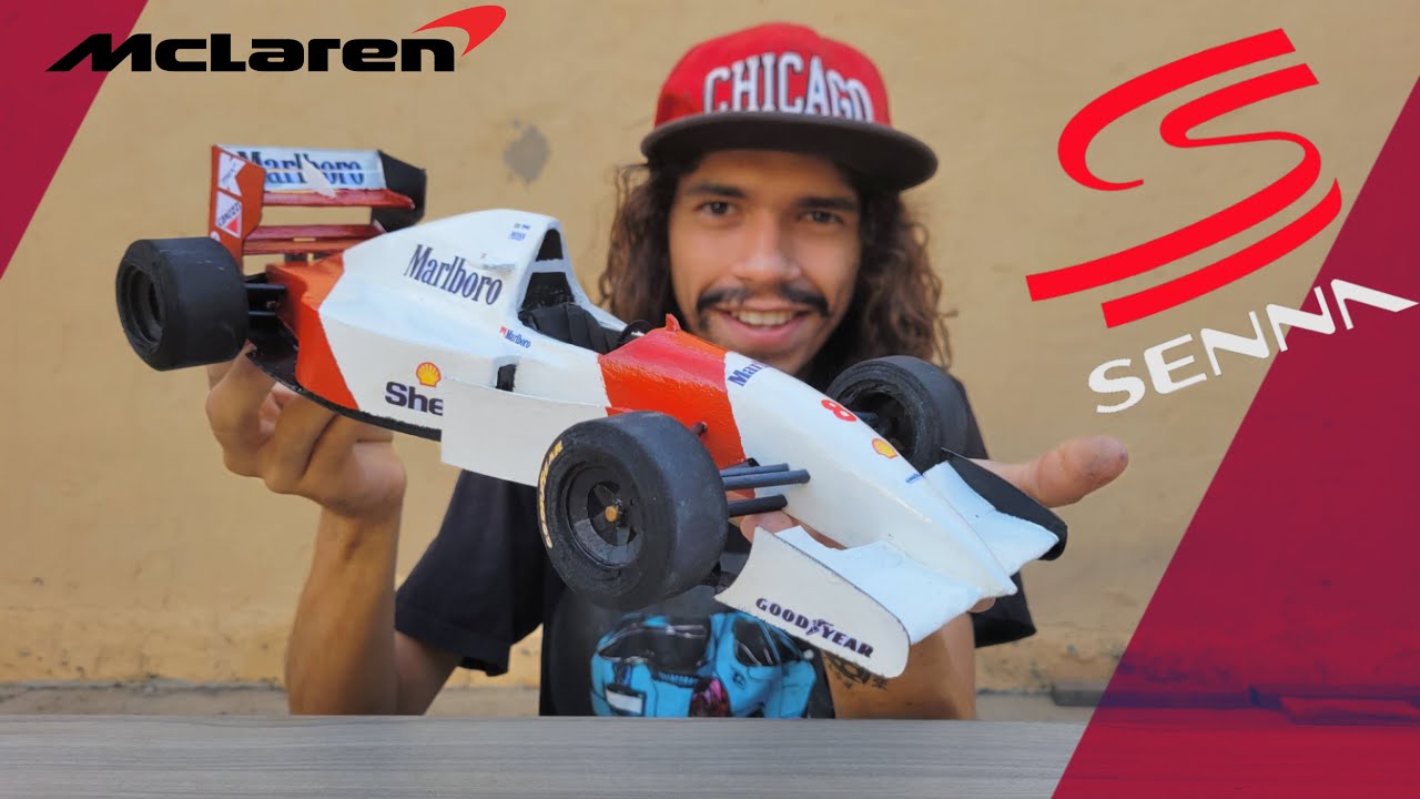 FIZ O CARRO DE FÓRMULA 1 DO AYRTON SENNA!