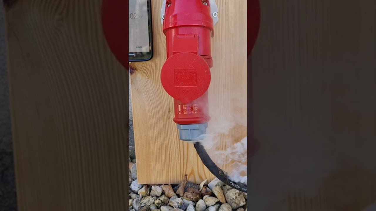 CEE 400V 16A &uuml;berlasten Drehstromstecker Drehstromsteckdose