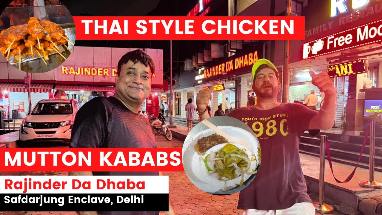 Thai Chicken & Mutton Gilloti Kababs : Rajinder Da Dhaba's Cuisine Goes International