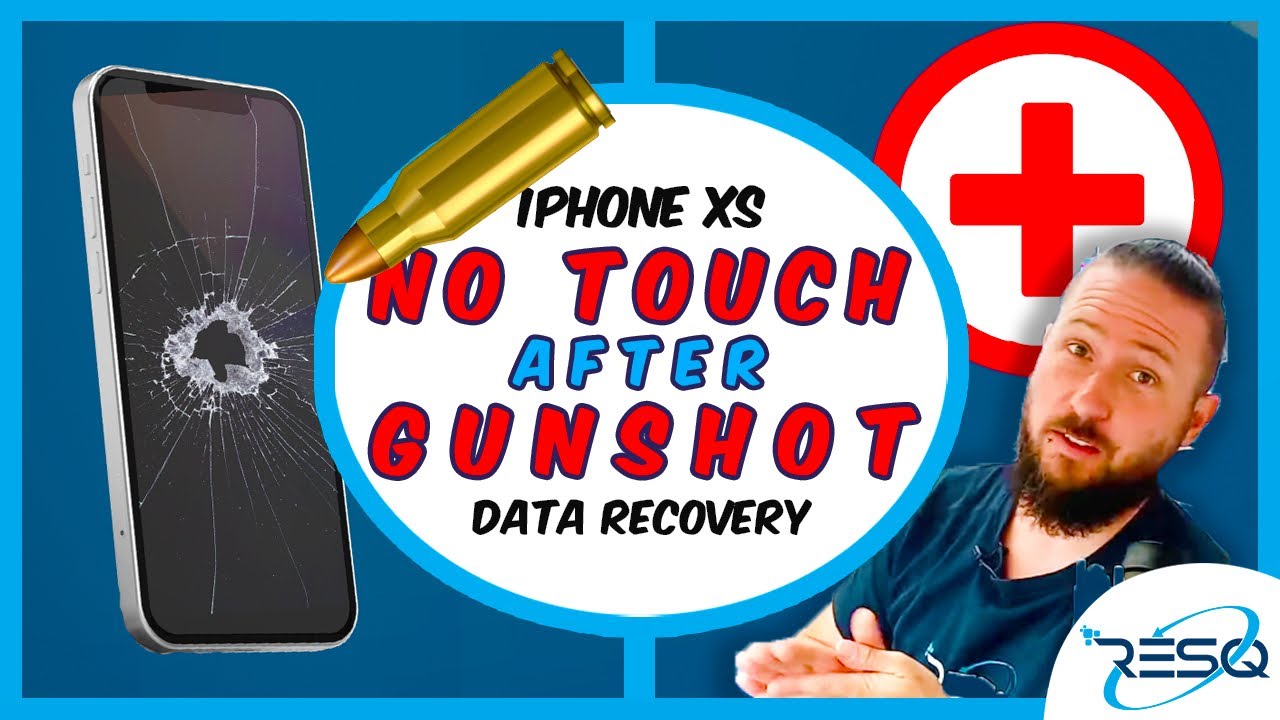 iPhone XS NO TOUCH after GUNSHOT - MASSIVE IMPACT - IMPORTANT DATA -  RECOVER DATA WITH NO TOUCH