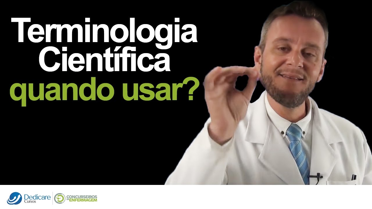 Terminologia Cient&iacute;fica quando usar?
