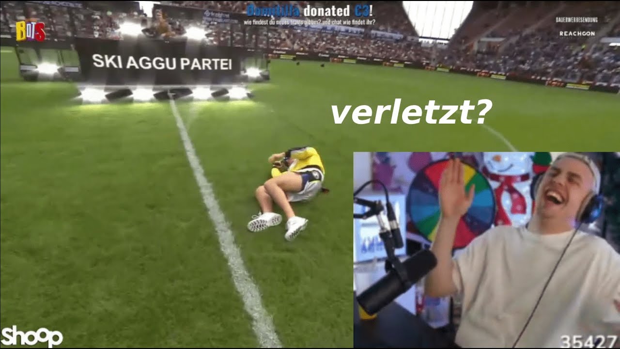 Papaplatte schaut Ski Aggu Auftritt (Battle of the Socials)