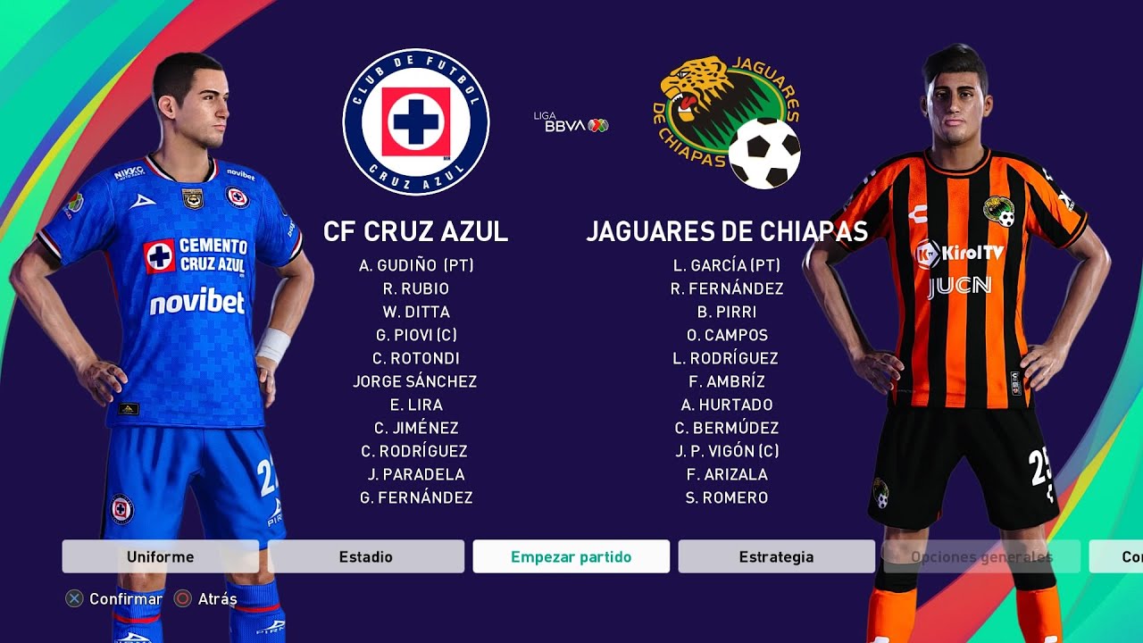 EL REGRESO 🐆/ CRUZ AZUL VS JAGUARES / LIGA MX J6 A2025 / PES202​1