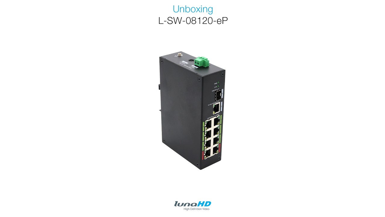 Unboxing lunaHD Switch L-SW-080120eP