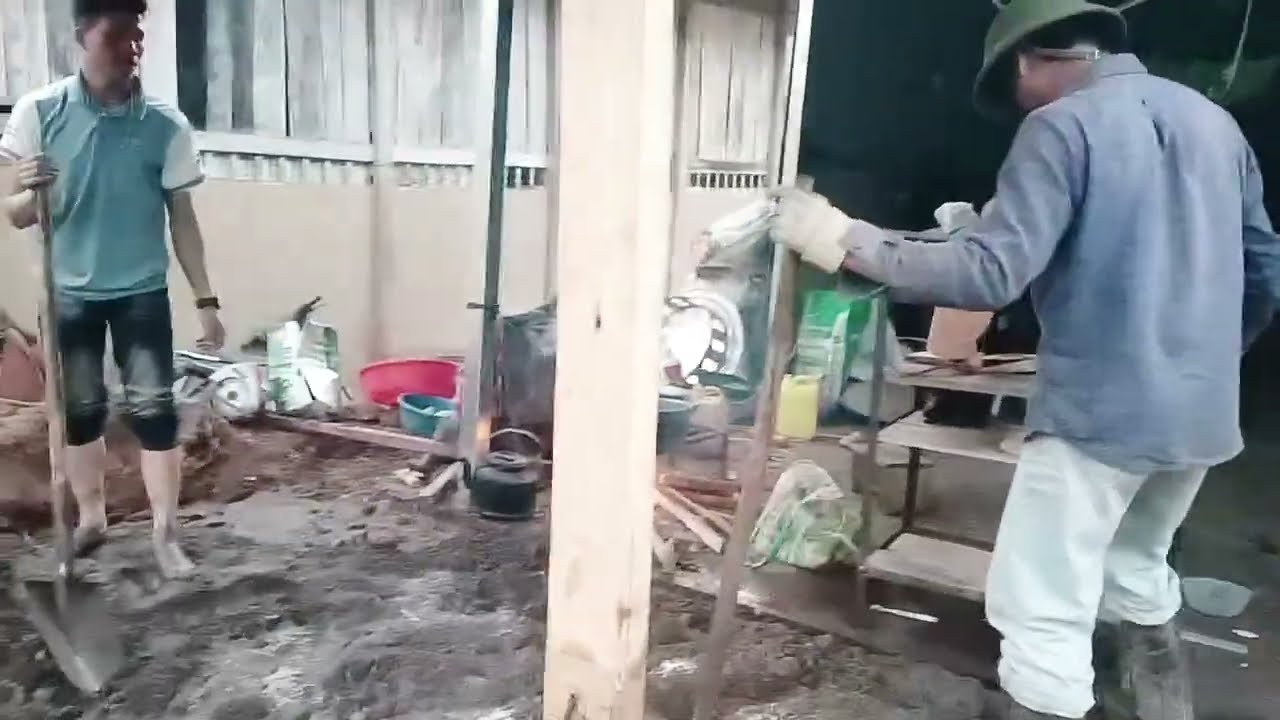 Anh bua Rúp Hà Xanh Làm nhà tối rồi chưa được ăn cơm 