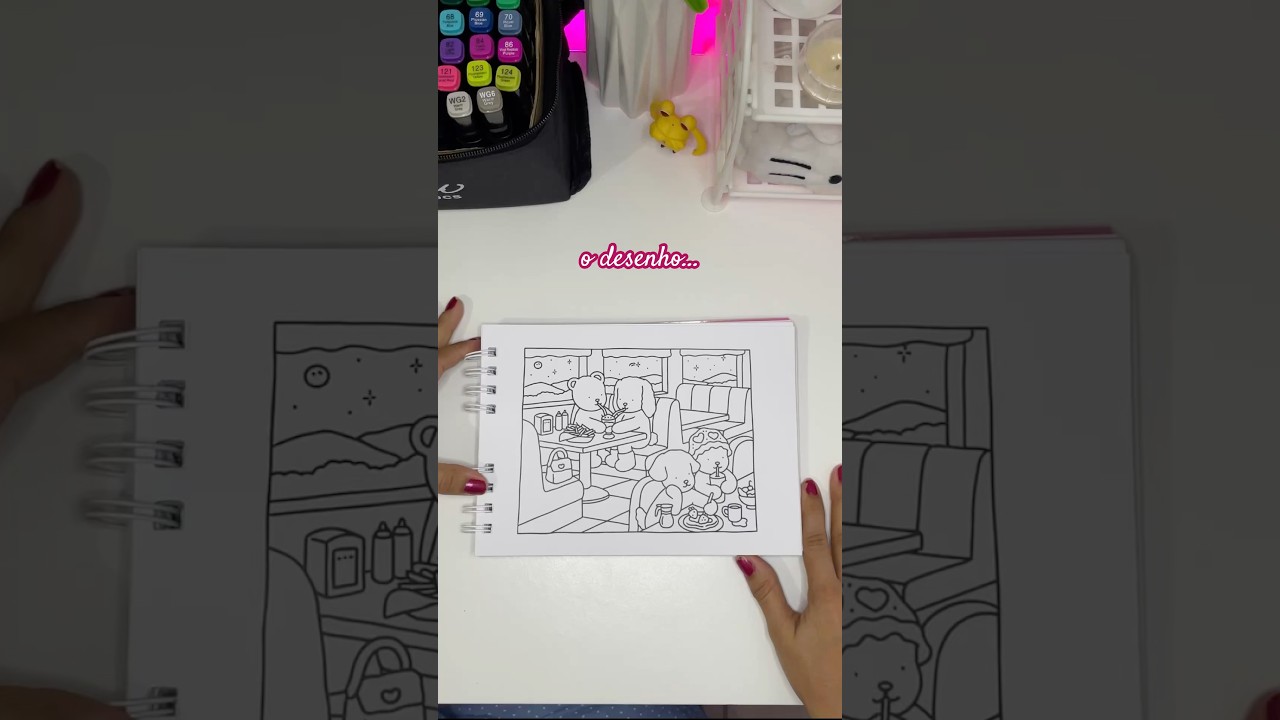 Pintando Bobbie Goods Comigo 🌸💖 #coloring #livrodecolorir