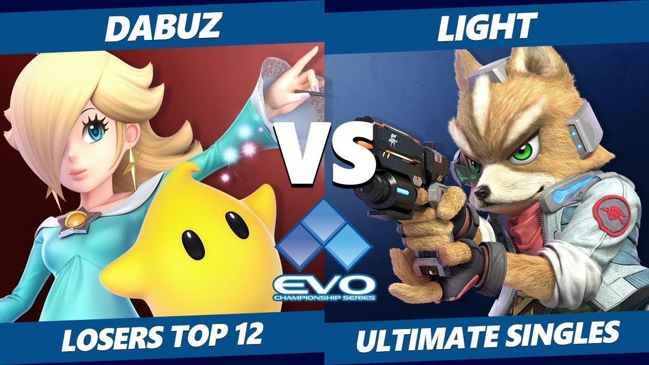 EVO 2019 SSBU - TL | Dabuz (Olimar, Rosa) Vs Rogue | Light (Fox) Smash Ultimate Tournament L. Top 12