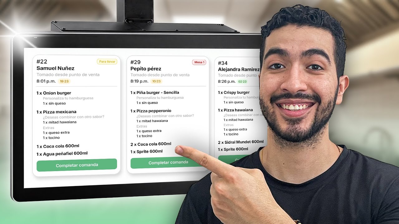 Pantallas para cocina (KDS) en restaurantes | Comandas digitales