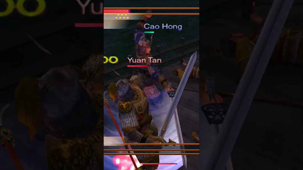 Cao Hong fighting for his life #gaming #retrogaming #nostalgia #games #dynastywarriors #gamer