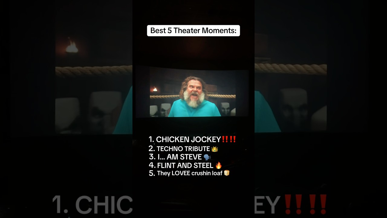 Best Minecraft Movie Theatre Reactions #minecraft #minecraftmovie #theaterreaction