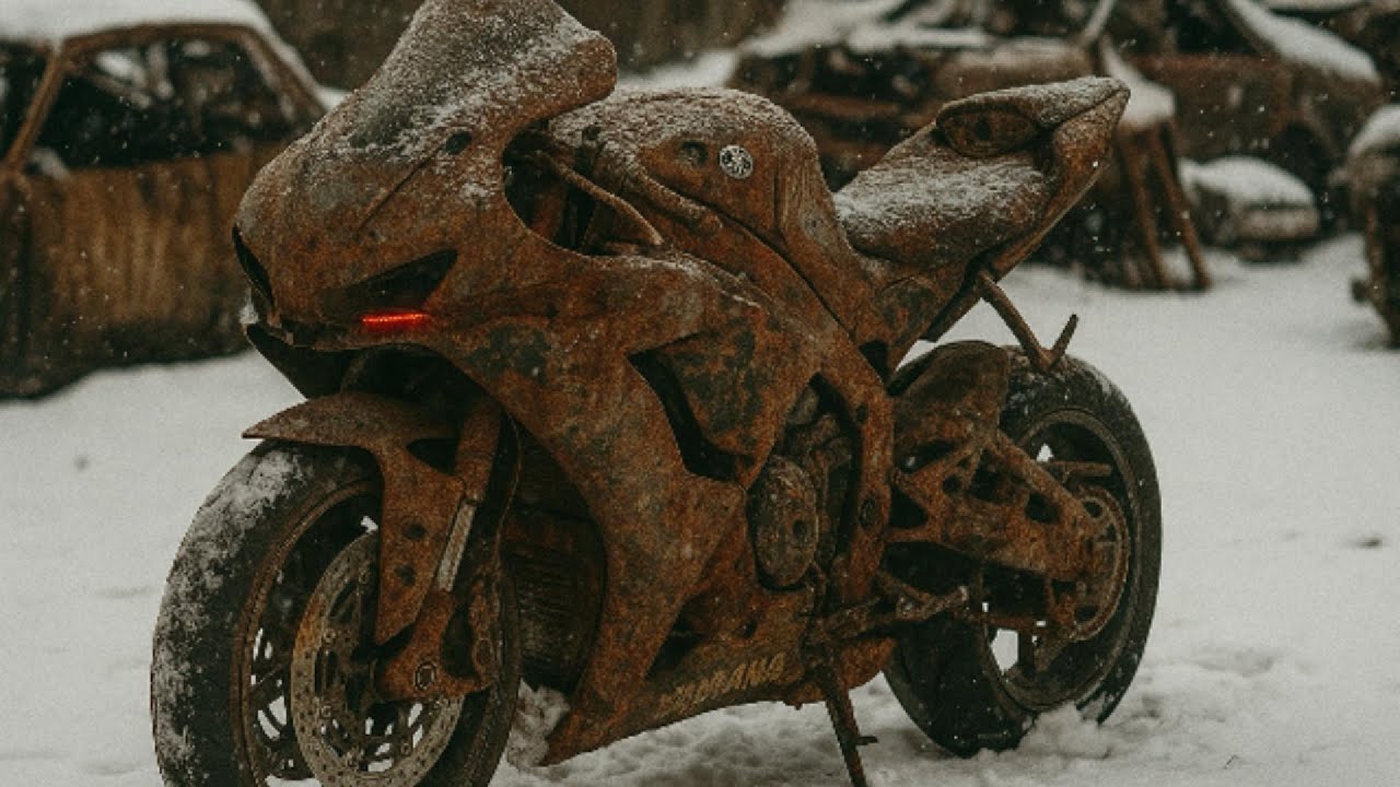 ВОССТАНОВЛЕНИЕ И МОДЕРНИЗАЦИЯ YAMAHA R1 - ДВИГАТЕЛЬ ИЗДАЕТ КЛАК.