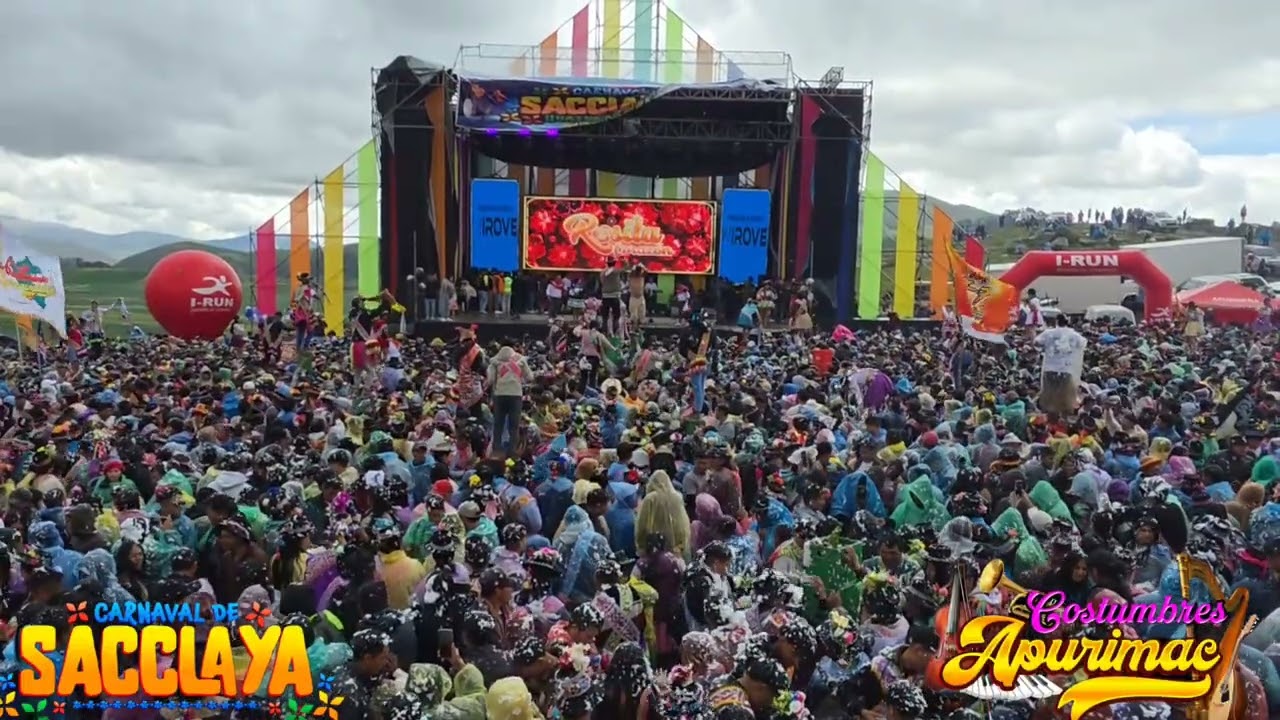 Carnaval de sacclaya Andahuaylas canta rosita corazón de andamarca 