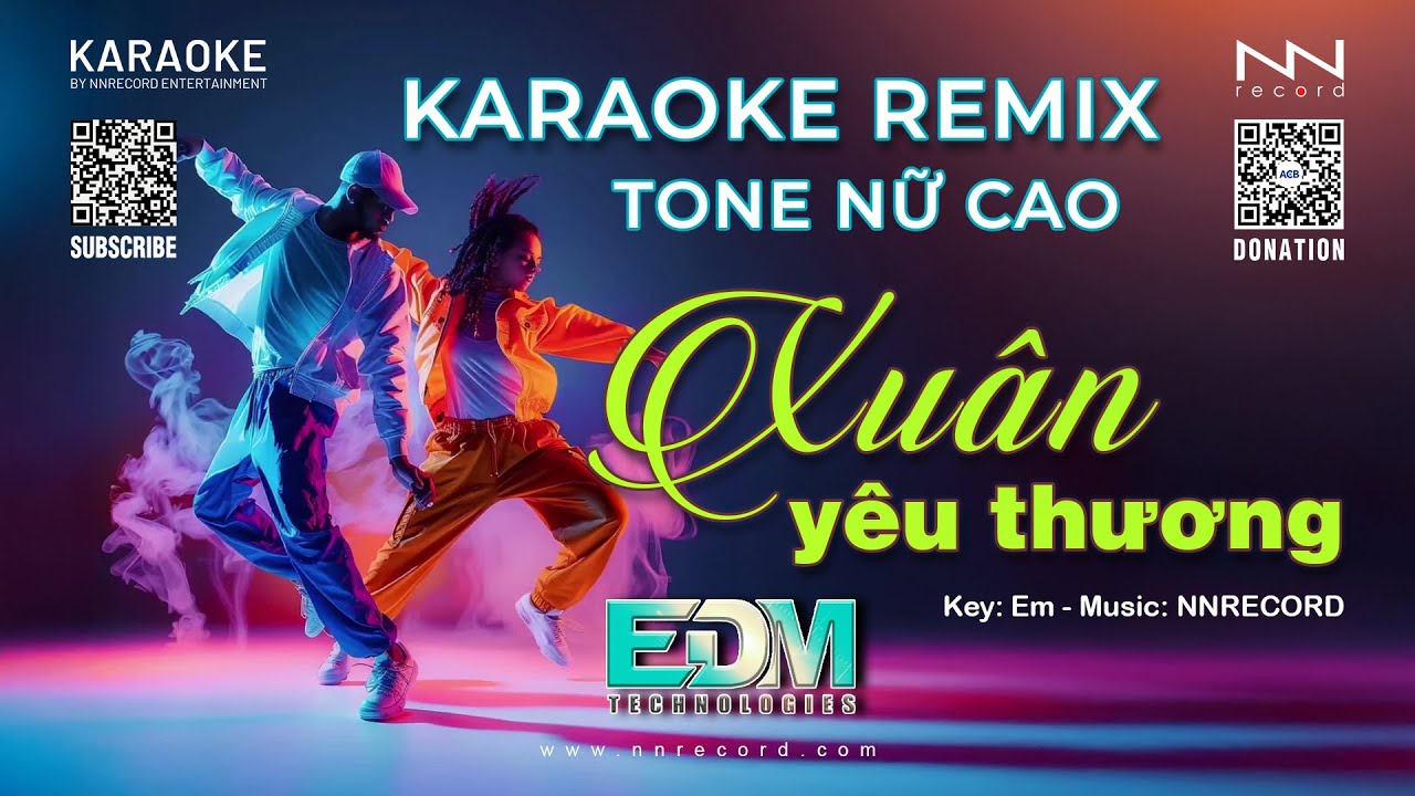KARAOKE REMIX - XU&Acirc;N Y&Ecirc;U THƯƠNG (Tone Nữ Cao) | Karaoke Beat Chuẩn Dễ H&aacute;t | NNRECORD