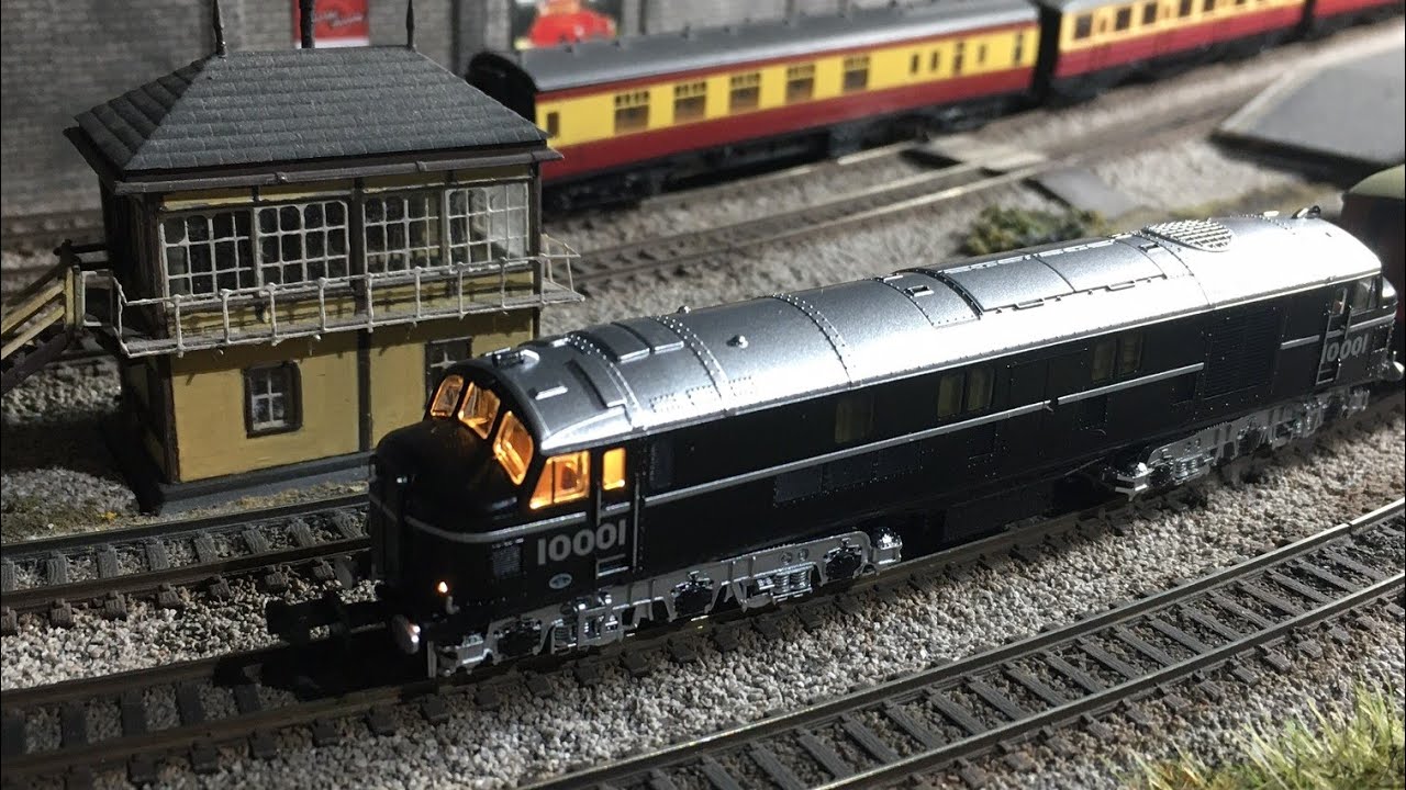 N Gauge Four Oaks Street Station Part 102. New loco, panel installed and running shots..