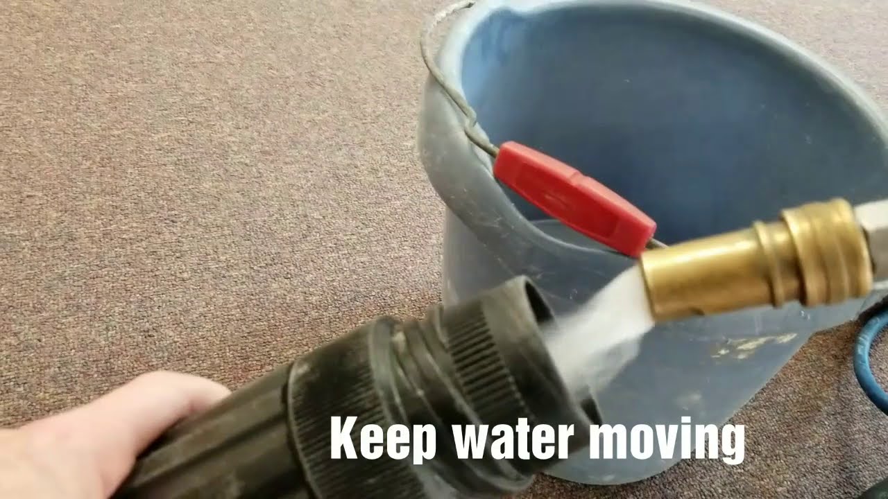 Cleaning carpets in - 29 degrees below zero with Saiger's