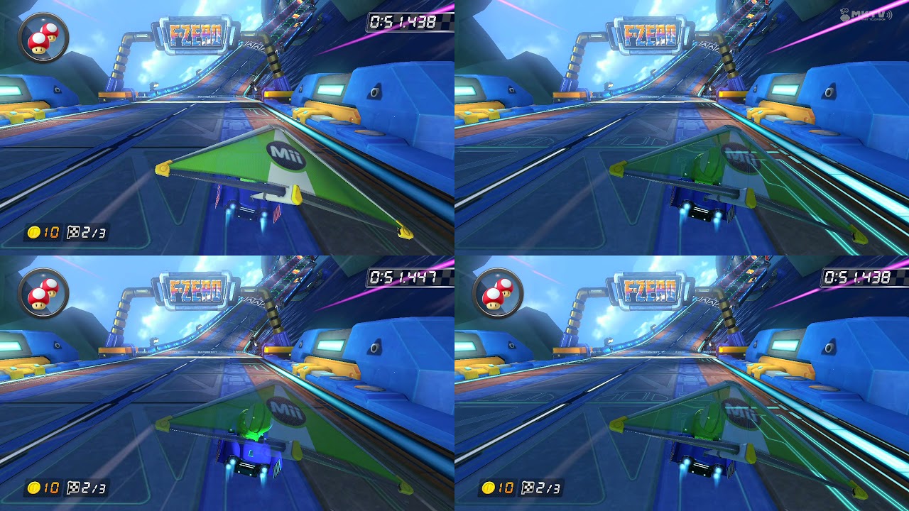 MK8: Ghost / MKTV / solid ghost / combined replays comparison