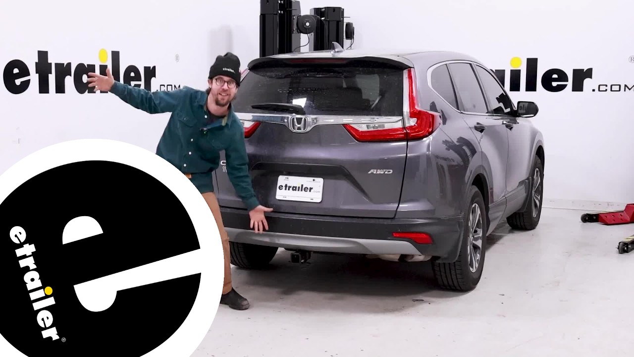 Installing the etrailer Trailer Hitch Receiver on a 2018 Honda CR-V