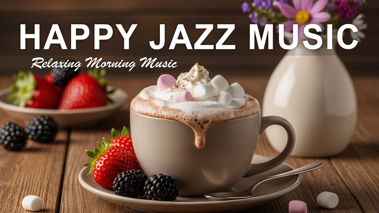 Happy Jazz Music ☕ Smooth Jazz & Bossa Nova for Relax, Work & Cozy Evenings