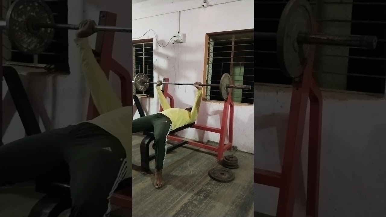 bench press exercise#shorts #ytshorts #gymmotivation #instagram @NKFitnessJourney