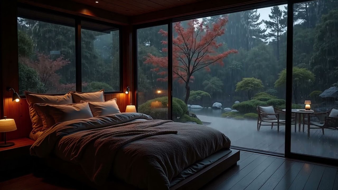 Close Your Eyes & Sleep Fast 🌧️ 3 Hours of Gentle Rain for Study, Focus & Meditation 💤