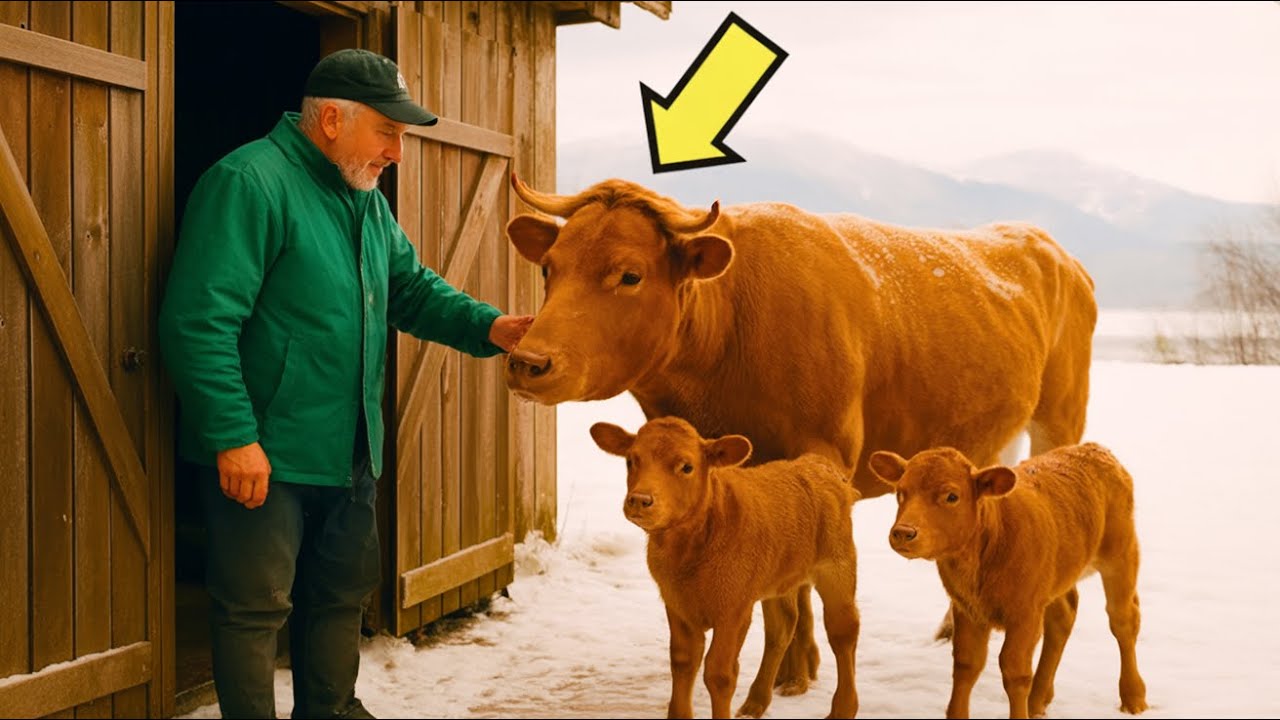 DER ALTE BAUER RETTETE EINE KUH UND ZWEI KÄLBER… UND AM NÄCHSTEN TAG ÄNDERT SICH ALLES…