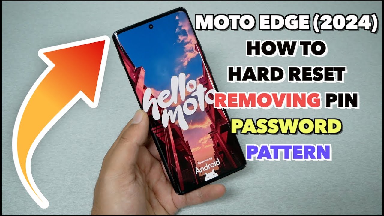 Moto Edge 2024: как сделать полный сброс настроек, удалив PIN-код, пароль и графический ключ без ПК