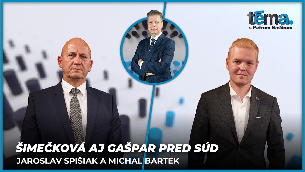 Šimečková aj Gašpar pred súd | Jaroslav Spišiak a Michal Bartek, poslanci NR SR