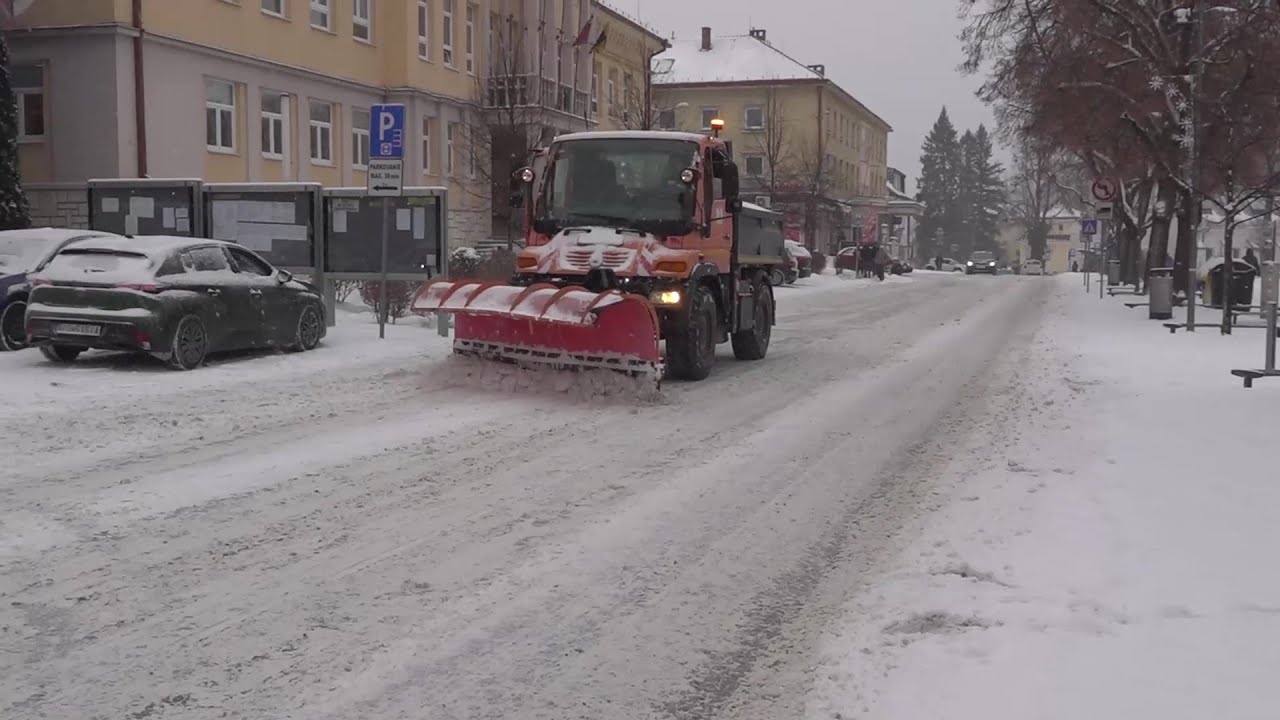 Snehová kalamita v Handlovej