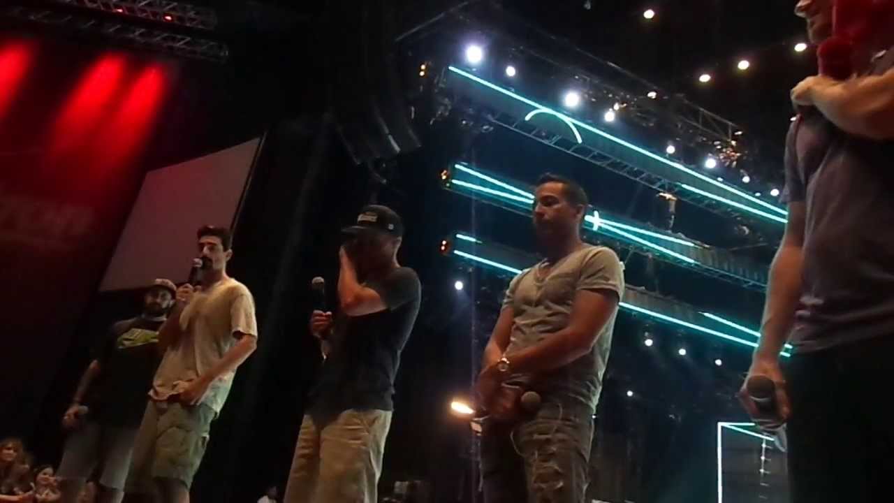 Backstreet Boys Dallas Sound Check 08.30.13 - Question and Answer