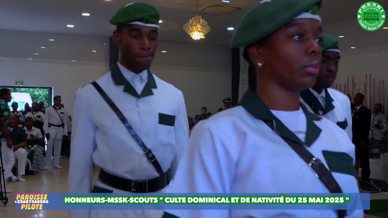 PRESKI ST OUEN : HONNEURS ET EXERCICES MSSK   SCOUTS   HD 1080p