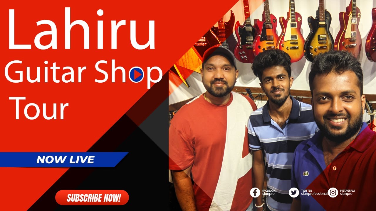 Lahiru guitar Shop එකේ tour එකක් යමුද |  @lahiruguitarshop9064  | Guitar shop in Sri Lanka