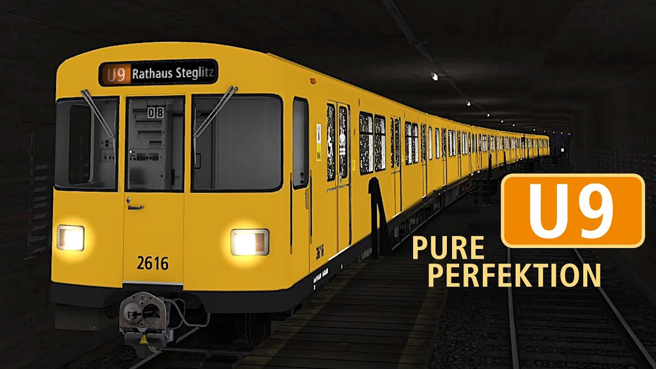 Die Beste von allen! - U-Bahn Sim Berlin - BVG Linie U9 - zum Rathaus Steglitz - Trainz 2009