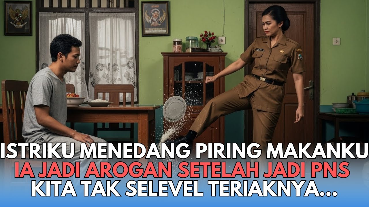 SAAT SEDANG MAKAN, ISTRIKU MENENDANG MAKANANKU HINGGA TUMPAH, KATANYA KARENA AKU TAK IZIN