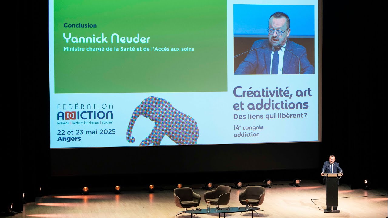 Intervention de Yannick Neuder, ministre de la Santé, au congrès de la Fédération Addiction 2025