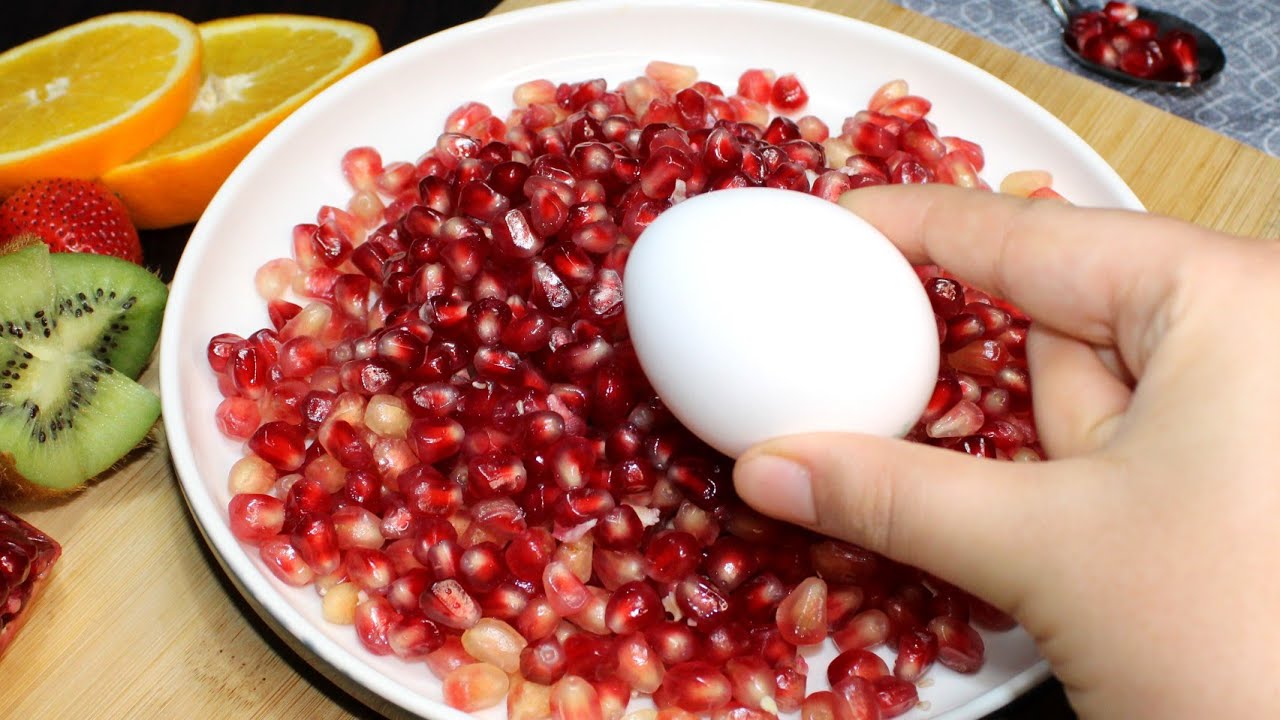 جربى تضيفى بيضه مع الرمان او البرتقال هتنبهرى بالنتيجه ❗ الطعم خورافى 🥰