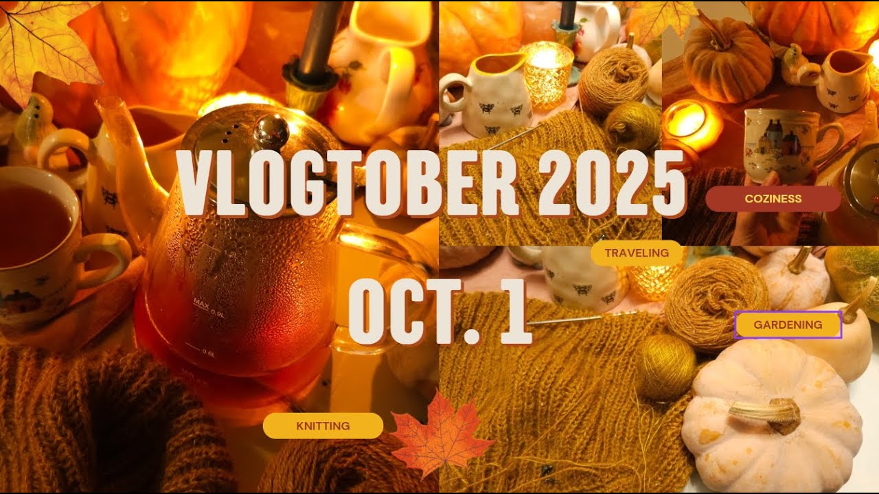 Vlogtober 1 октября 2025 г. / Осенняя кулинария / Познакомьтесь с нашими курами и уткой!