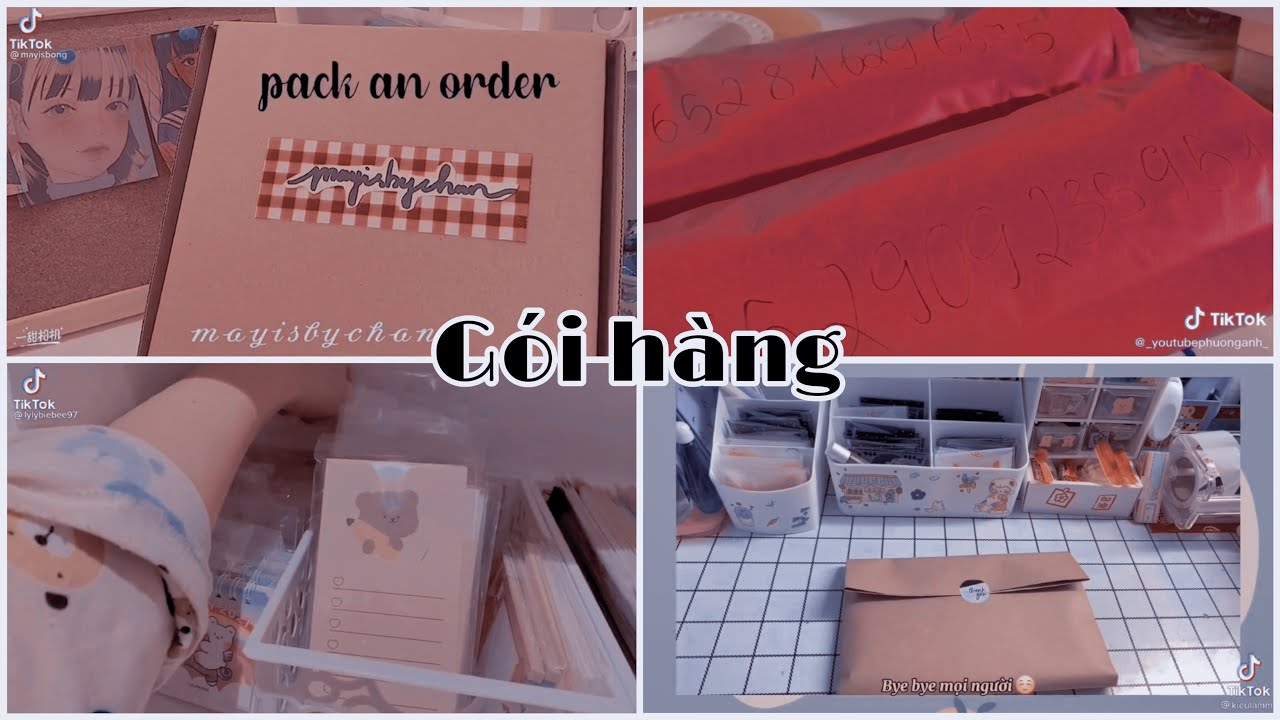 [ Tik Tok Việt Nam ] Tổng hợp những màn gói hàng siêu xinh
