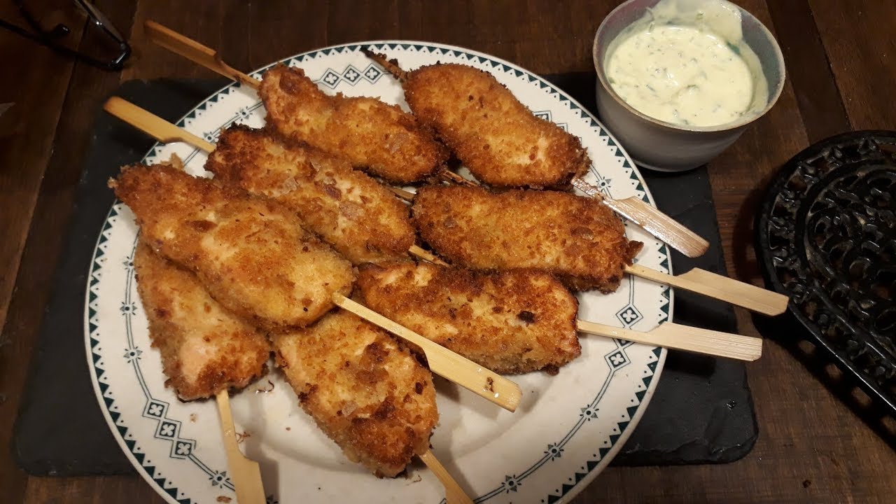 LES SUCETTES DE SAUMON CROUSTILLANTES de POPOTE