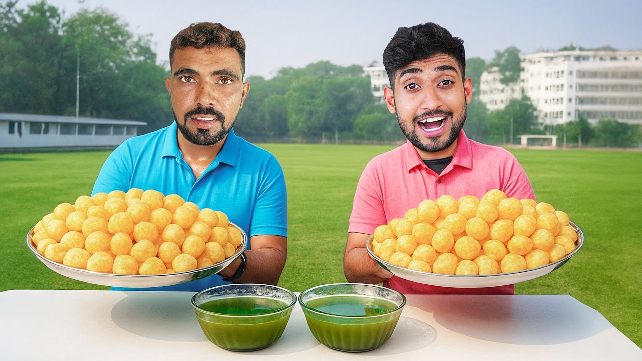 Unlimited Panipuri Eating Challenge 
