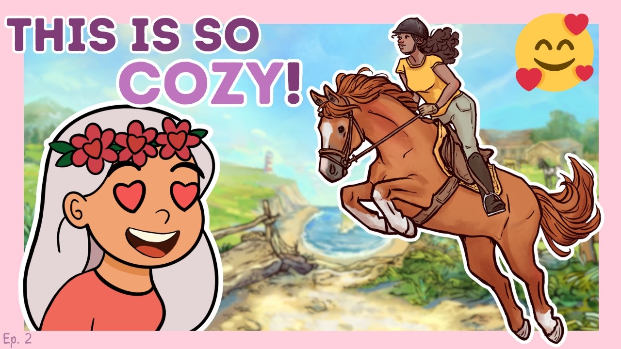 This Cozy Horse Game is My Happy Place 🐴💜 (Part 2) | Horses of Hoofprint Bay
