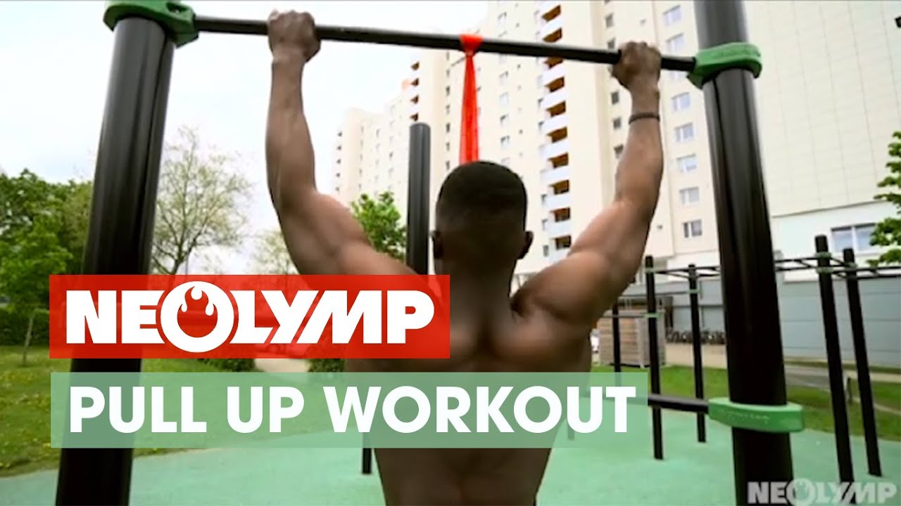 Klimmzug Workout | NEOLYMP PREMIUM FITNESSBÄNDER | ANLEITUNG MIT PULL UP BAND |FITNESSBAND BAUMWOLLE