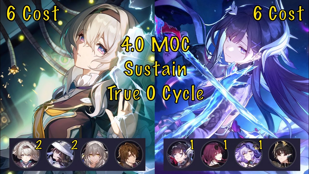 4.0 Memory of Chaos | 6 Cost E2S0 Firefly x 6 Cost DOT Sustain True 0 Cycle | Honkai Star Rail