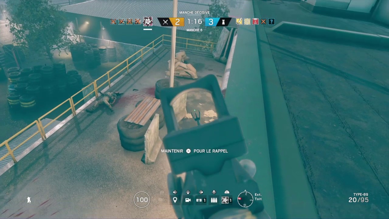 RAINBOW SIX SIEGE full team clotche 1 vs 5 jordan_naik