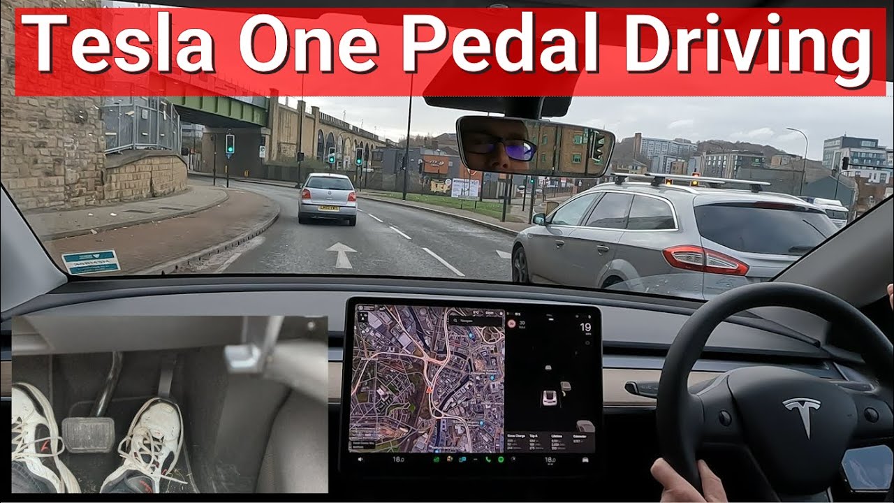 Throttle Pedal to slow down? Will I get used to this as I drive round a city? With PEDAL CAM!