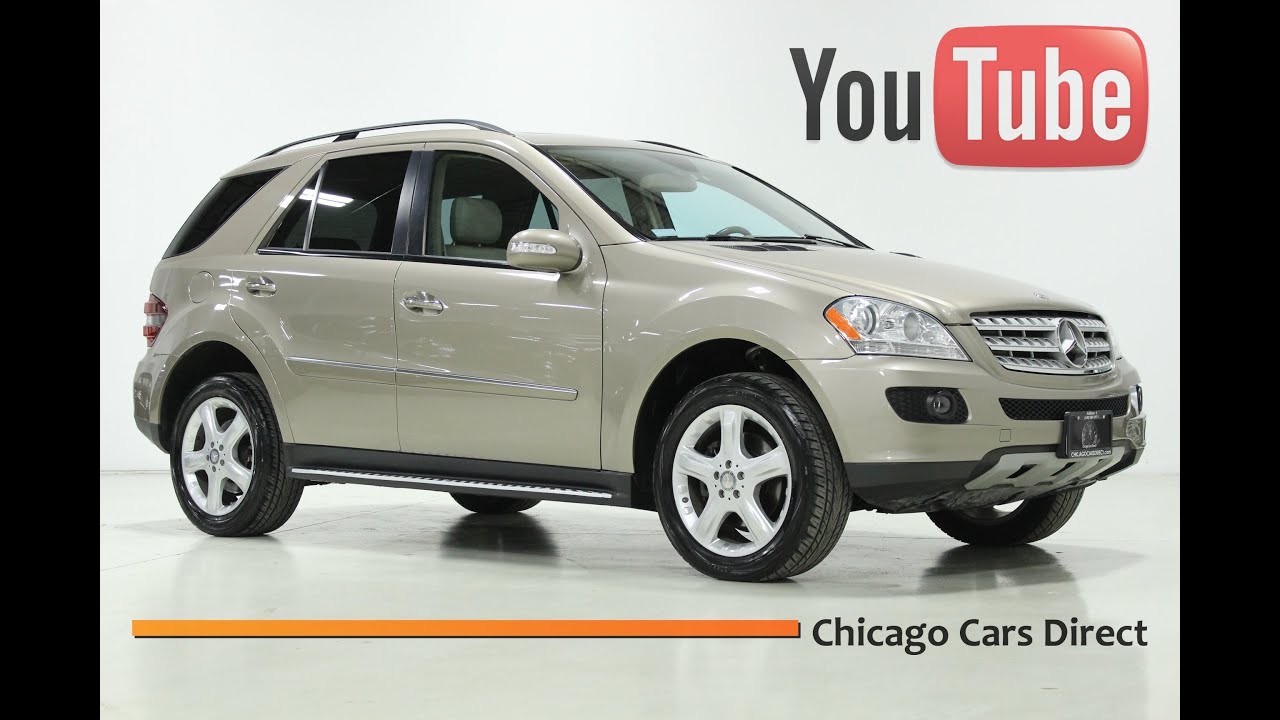 Chicago Cars Direct Presents a 2008 Mercedes-Benz ML350 4Matic AWD. Sand Beige/Tan. X13433