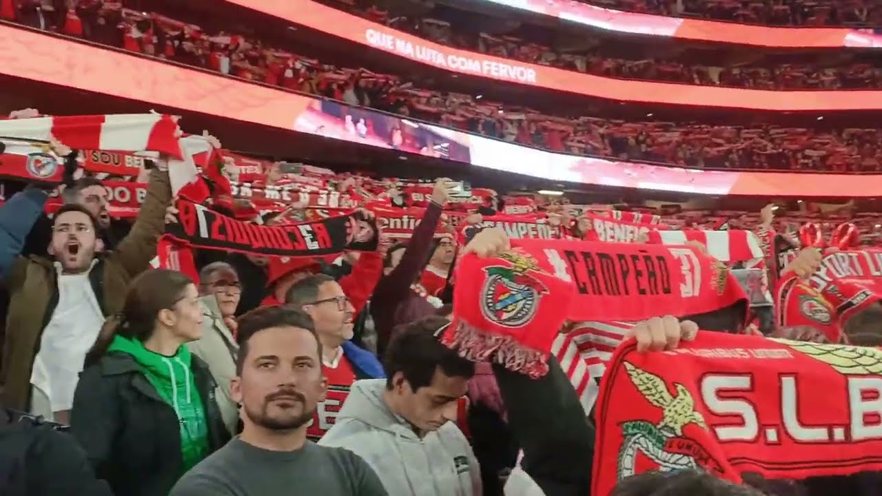NOVA LUZ! Estádio remodelado, 62 mil nas Bancadas no Benfica x Sporting | Águia, Equipas, Ambiente