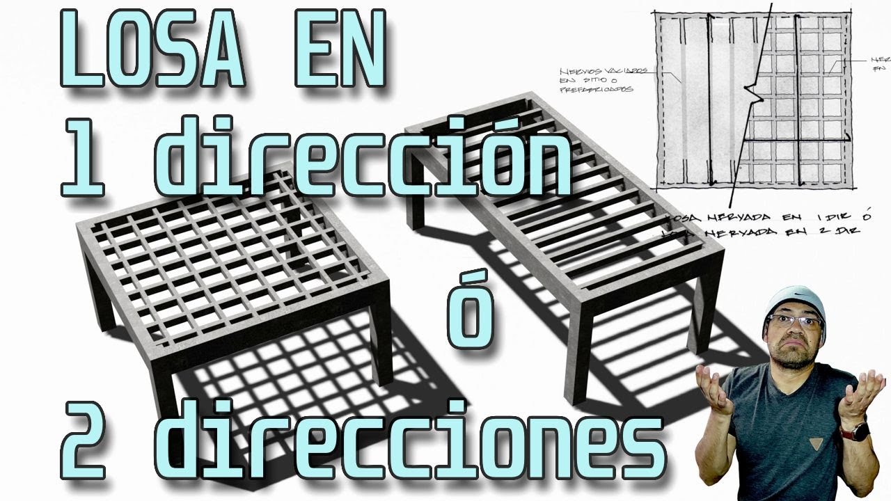Losas de concreto.  Armamos en 1 o en 2 direcciones?